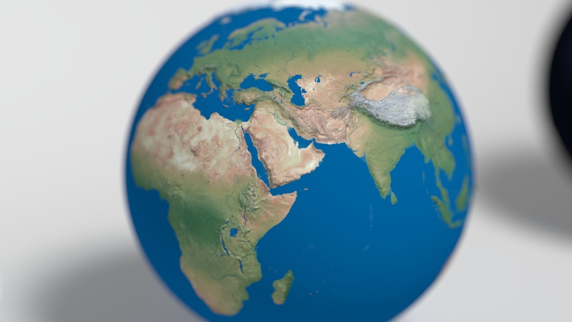 Planet Earth - Realistic 3D World Globe - Animated 3D model_14