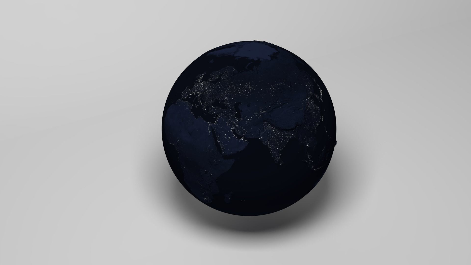 Planet Earth - Realistic 3D World Globe - Animated 3D model_11
