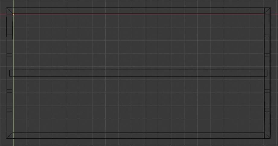 Table desk Low-poly 3D model_25