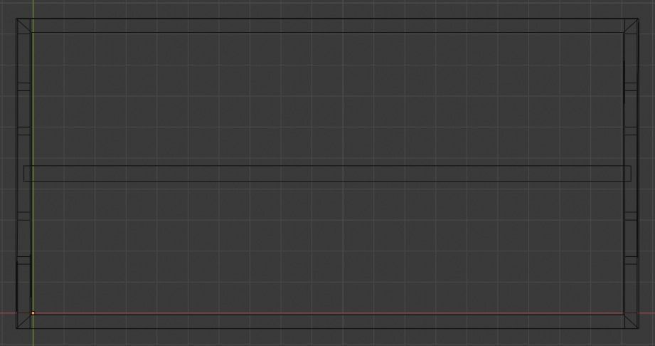 Table desk Low-poly 3D model_24