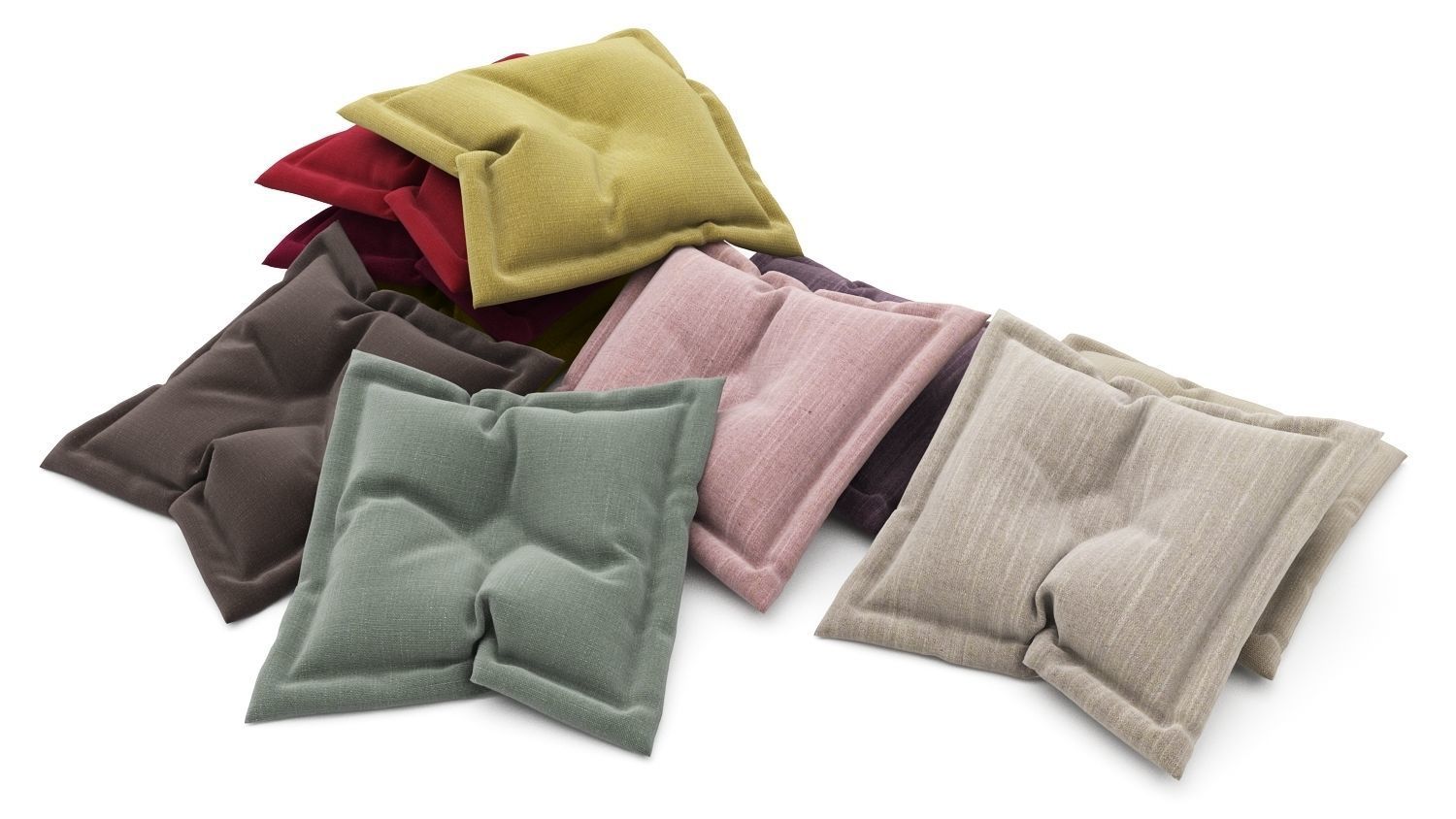 Pillows collection 87 3D model_4