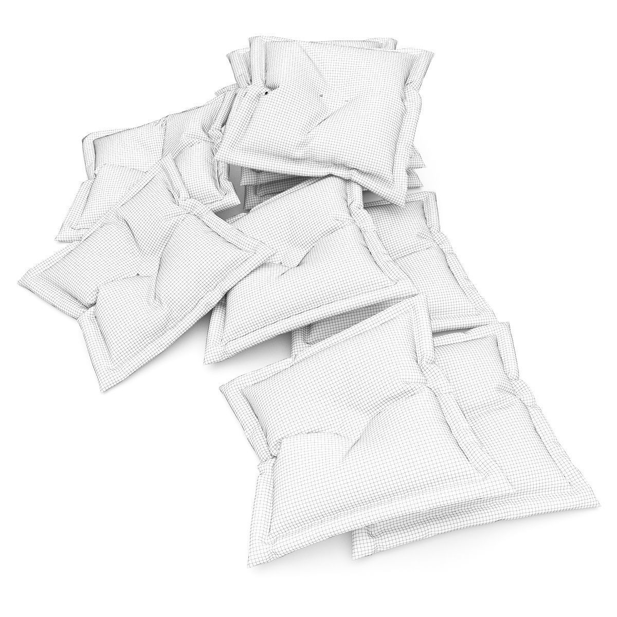 Pillows collection 87 3D model_7