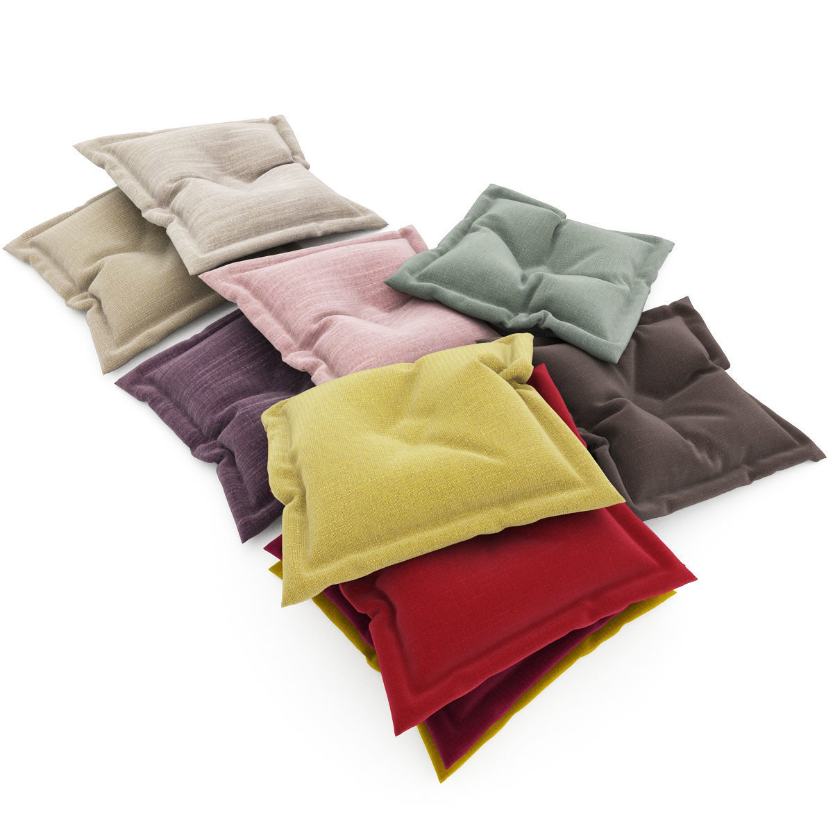 Pillows collection 87 3D model_3