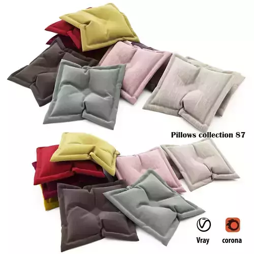 Pillows collection 87 3D model