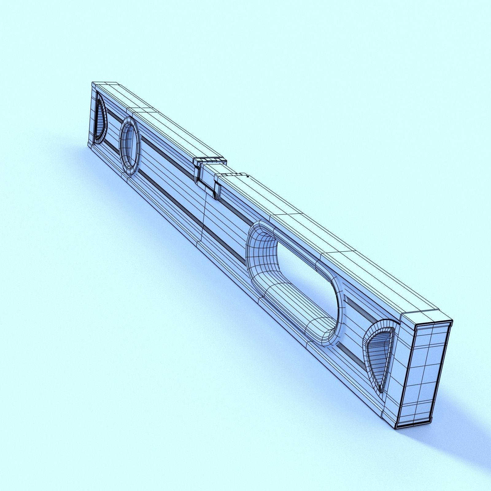 Spirit Level Tool 3D model_9
