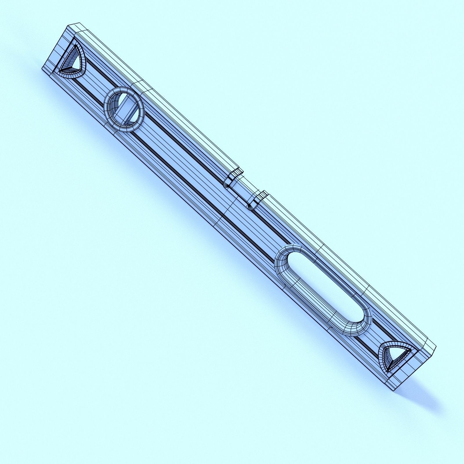 Spirit Level Tool 3D model_7