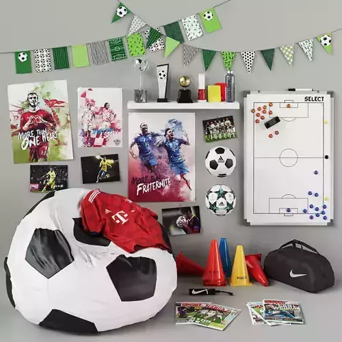 Football Soccer Sport Set