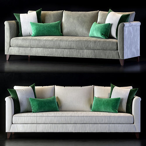 Baker Medida Sofa by Laura Kirar 3D model