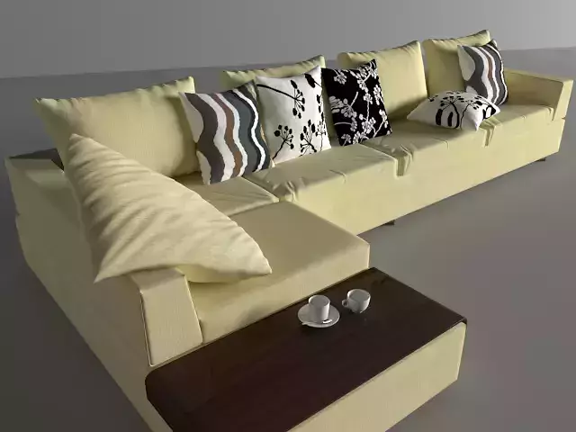 L-Shaped sofa