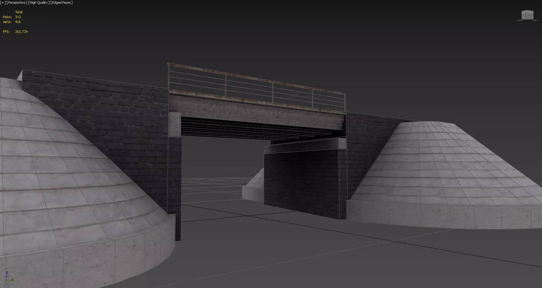 Bridge Asset 3D model_0