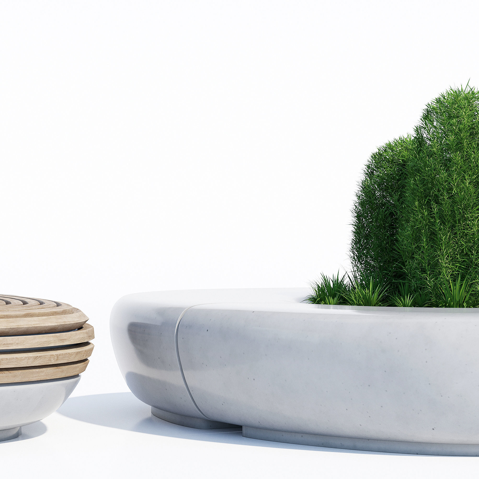 Tree line 3D model_5