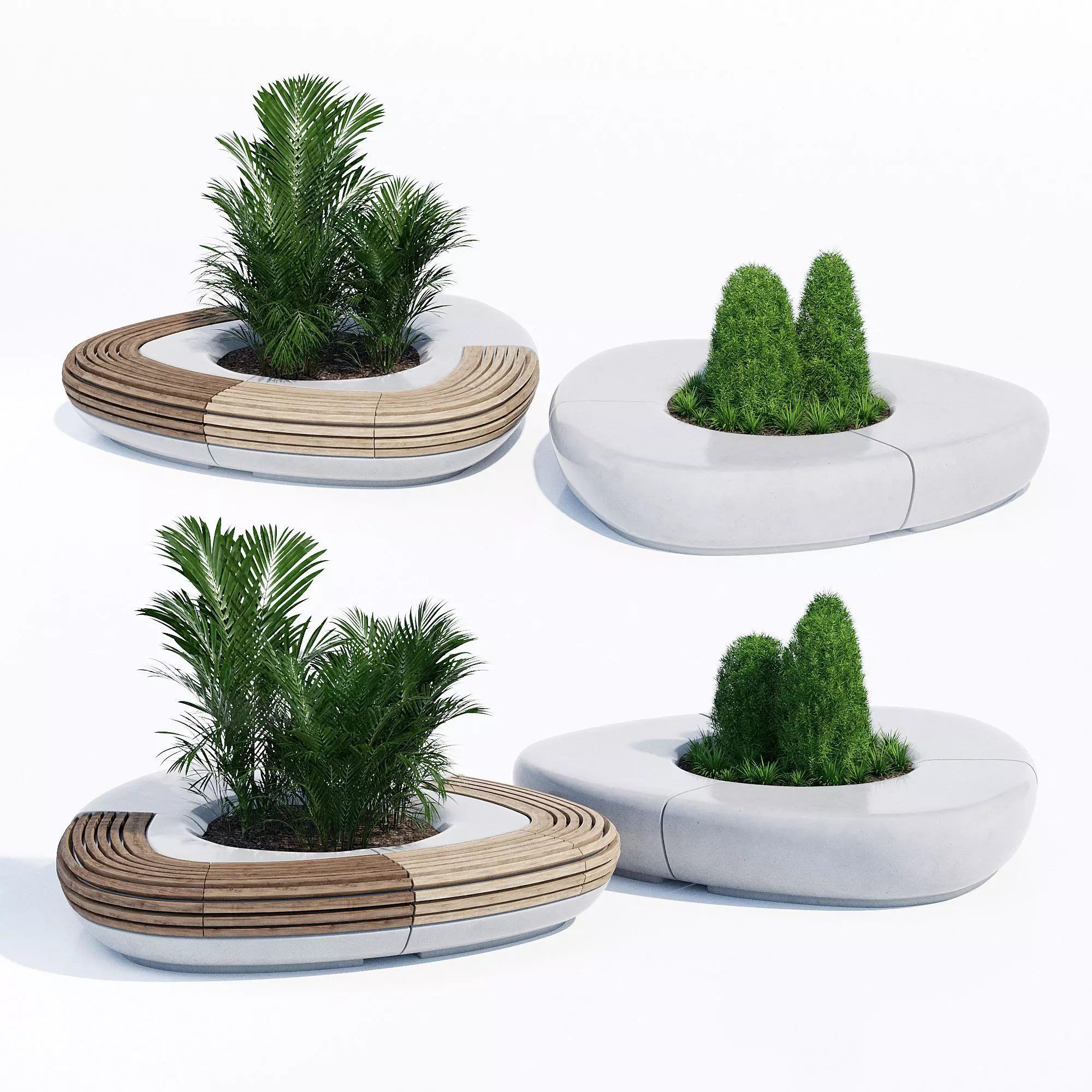 Tree line 3D model_0