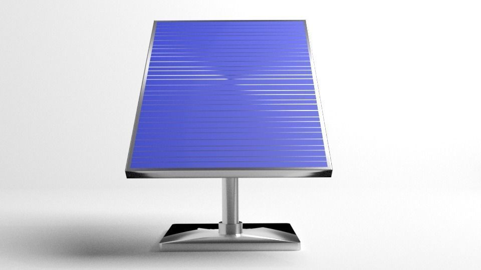 Solar Panel 2 3D model_1