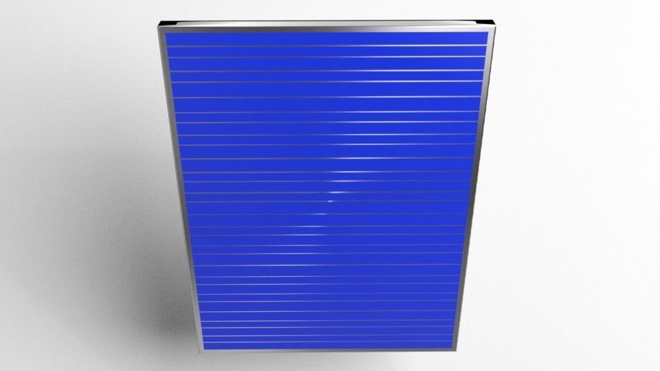 Solar Panel 2 3D model_2