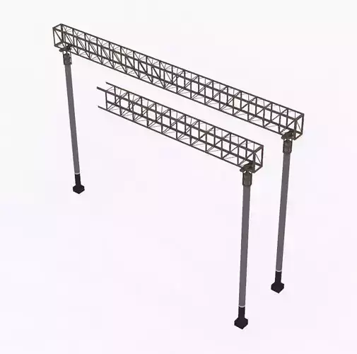 Railway Contact Wire Supports 15m 23m 30m