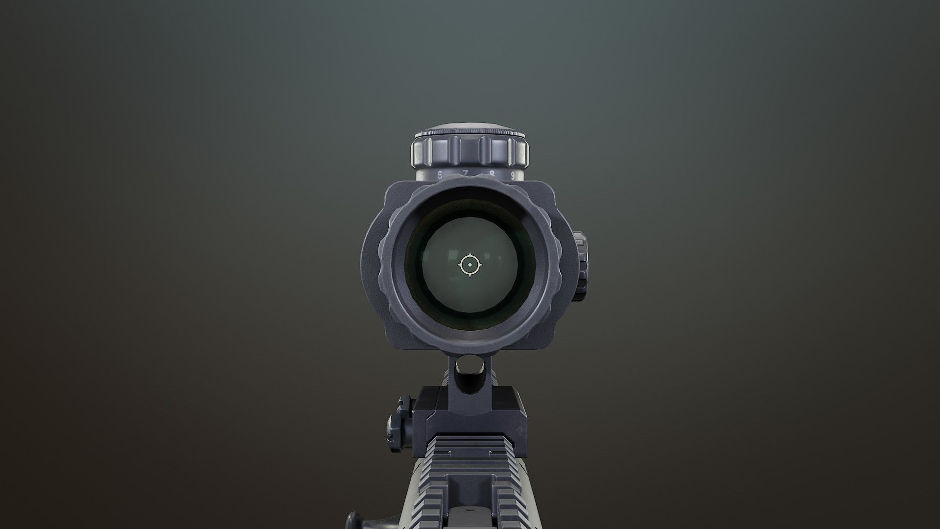Tavor X95 IWI Low-poly 3D model_5