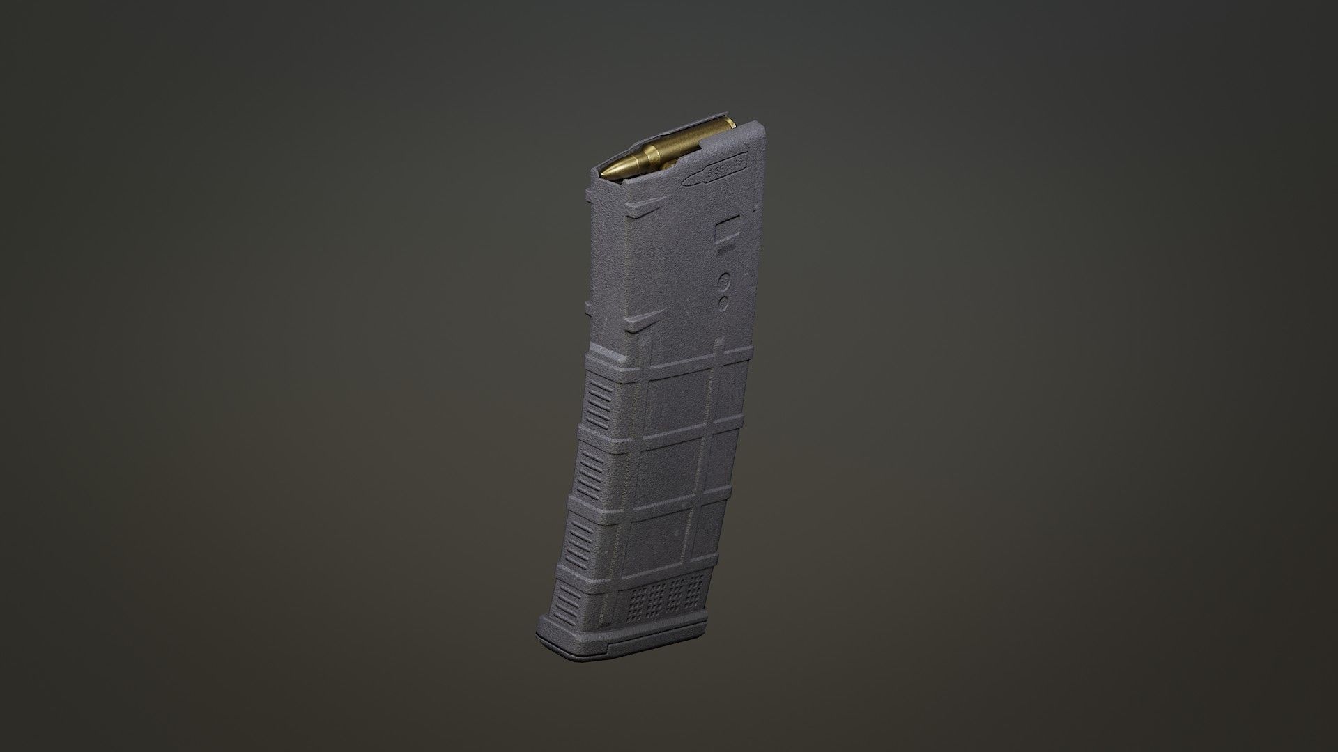 Tavor X95 IWI Low-poly 3D model_9
