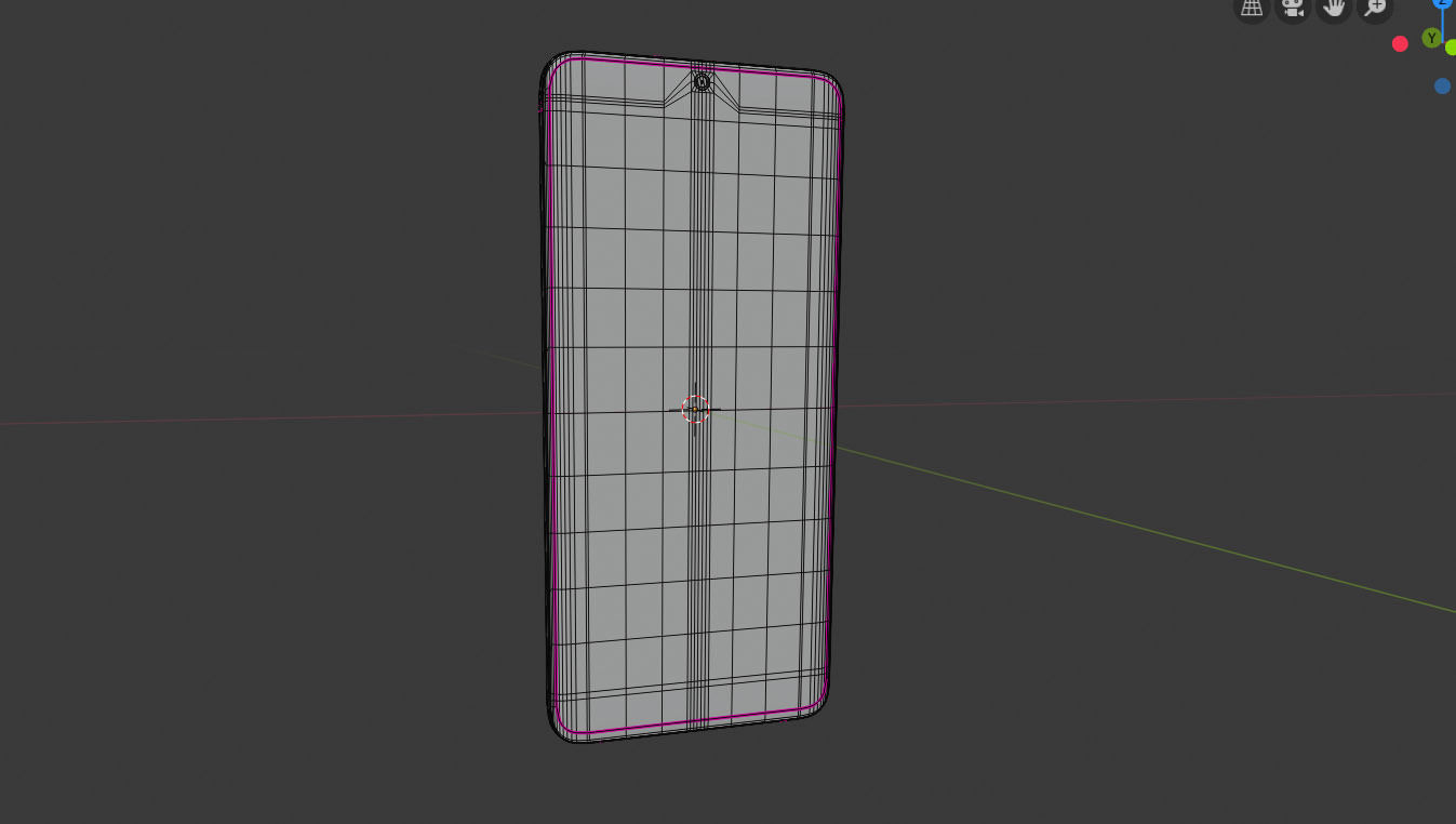 Samsung Galaxy S20 and S20 Plus and S20 Ultra Official Color Low-poly 3D model_16