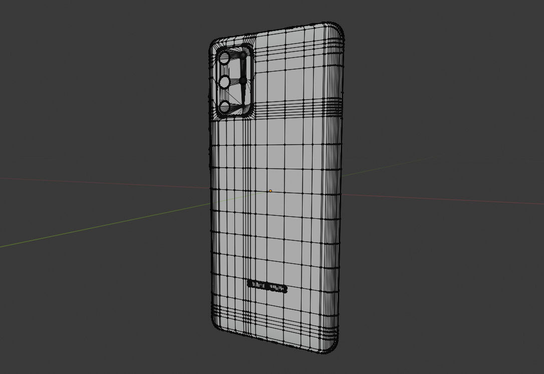 Samsung Galaxy S20 and S20 Plus and S20 Ultra Official Color Low-poly 3D model_10
