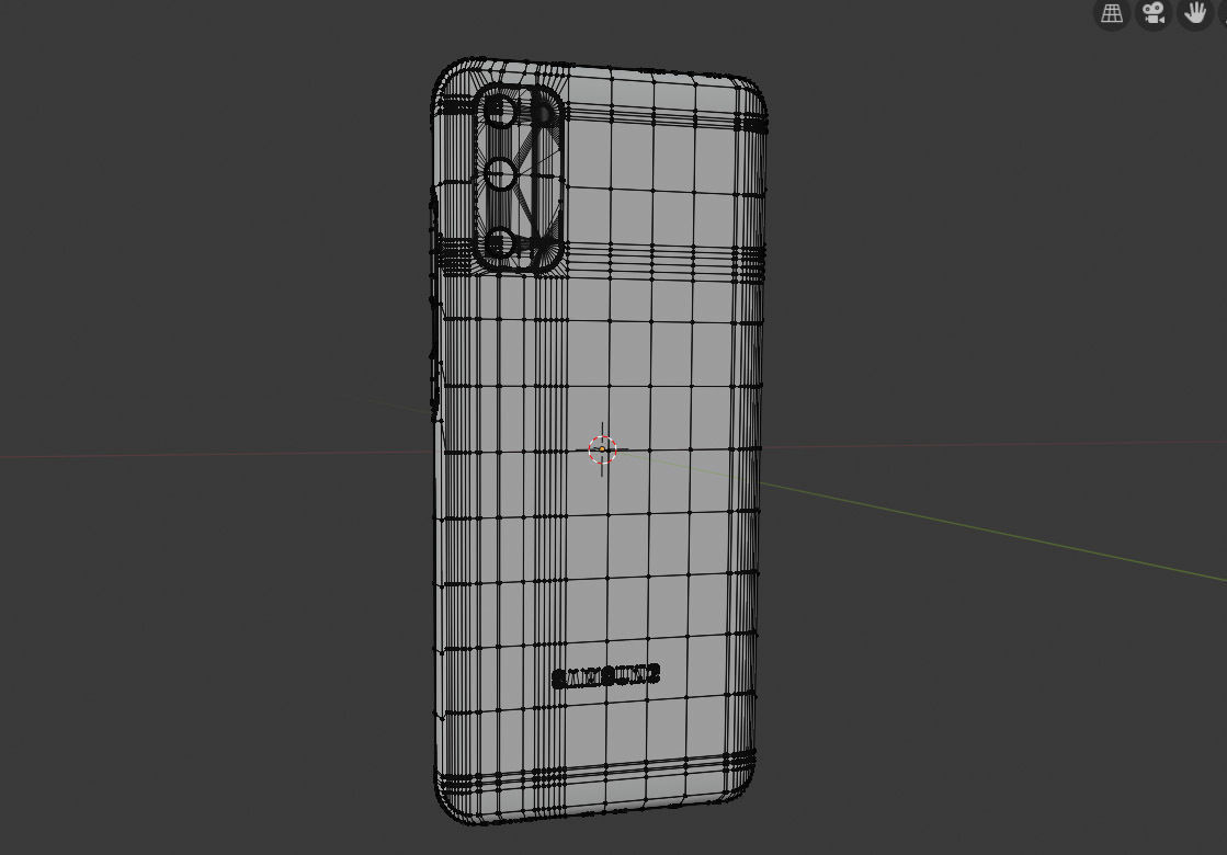 Samsung Galaxy S20 and S20 Plus and S20 Ultra Official Color Low-poly 3D model_19