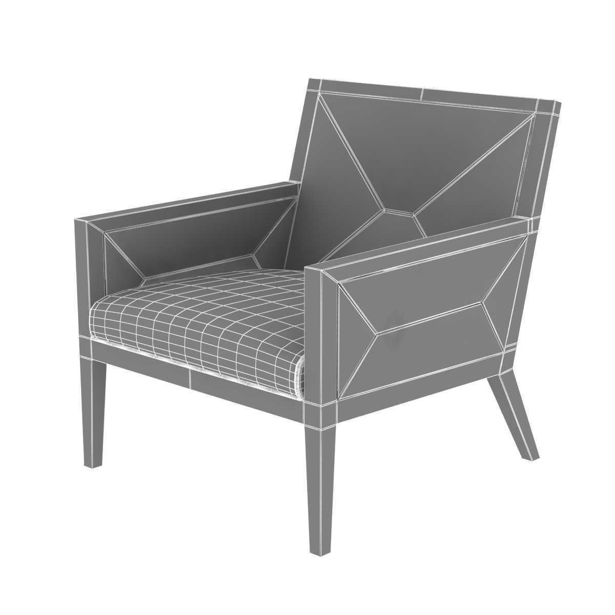 Restoration Hardware Milos Chair 3D model_7
