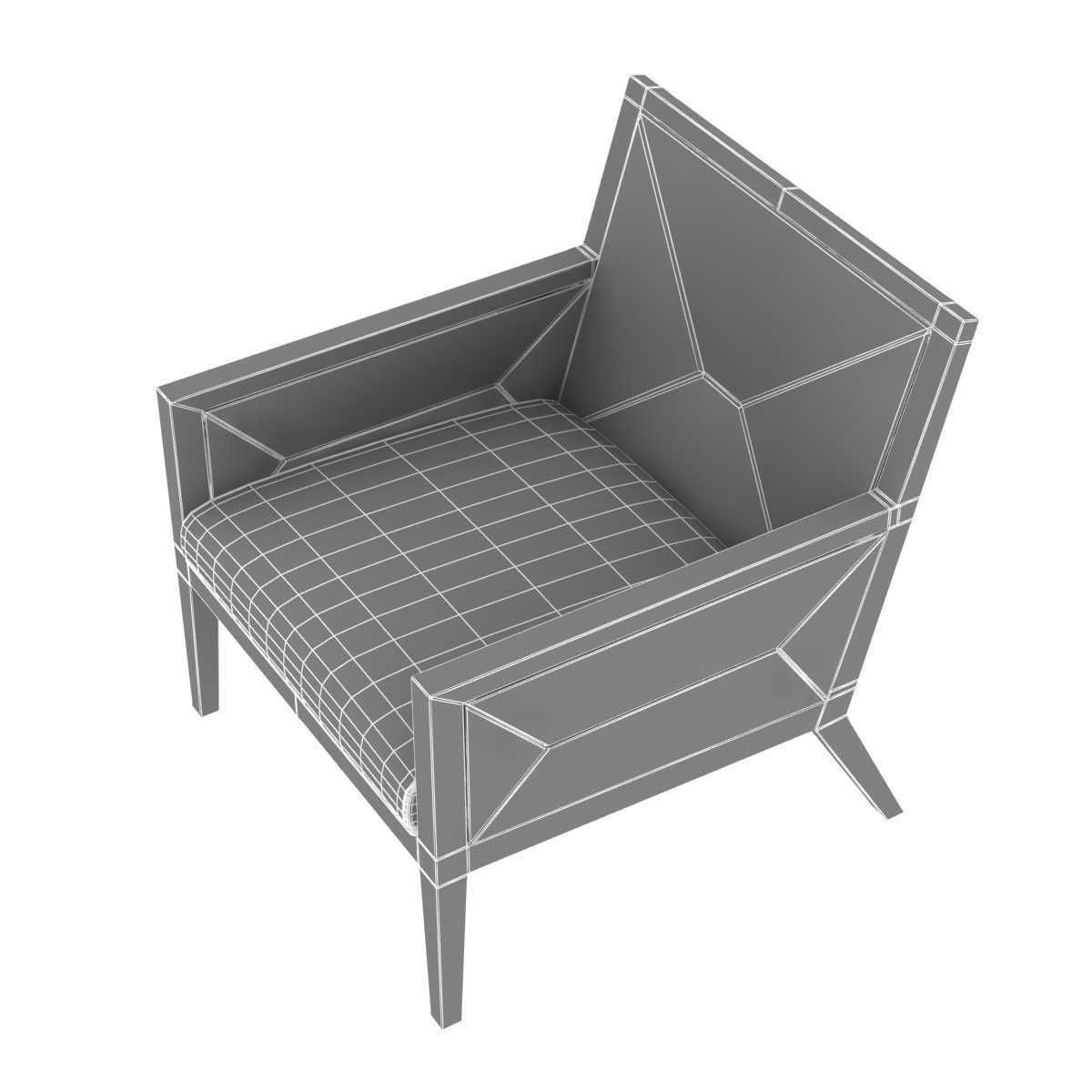 Restoration Hardware Milos Chair 3D model_10