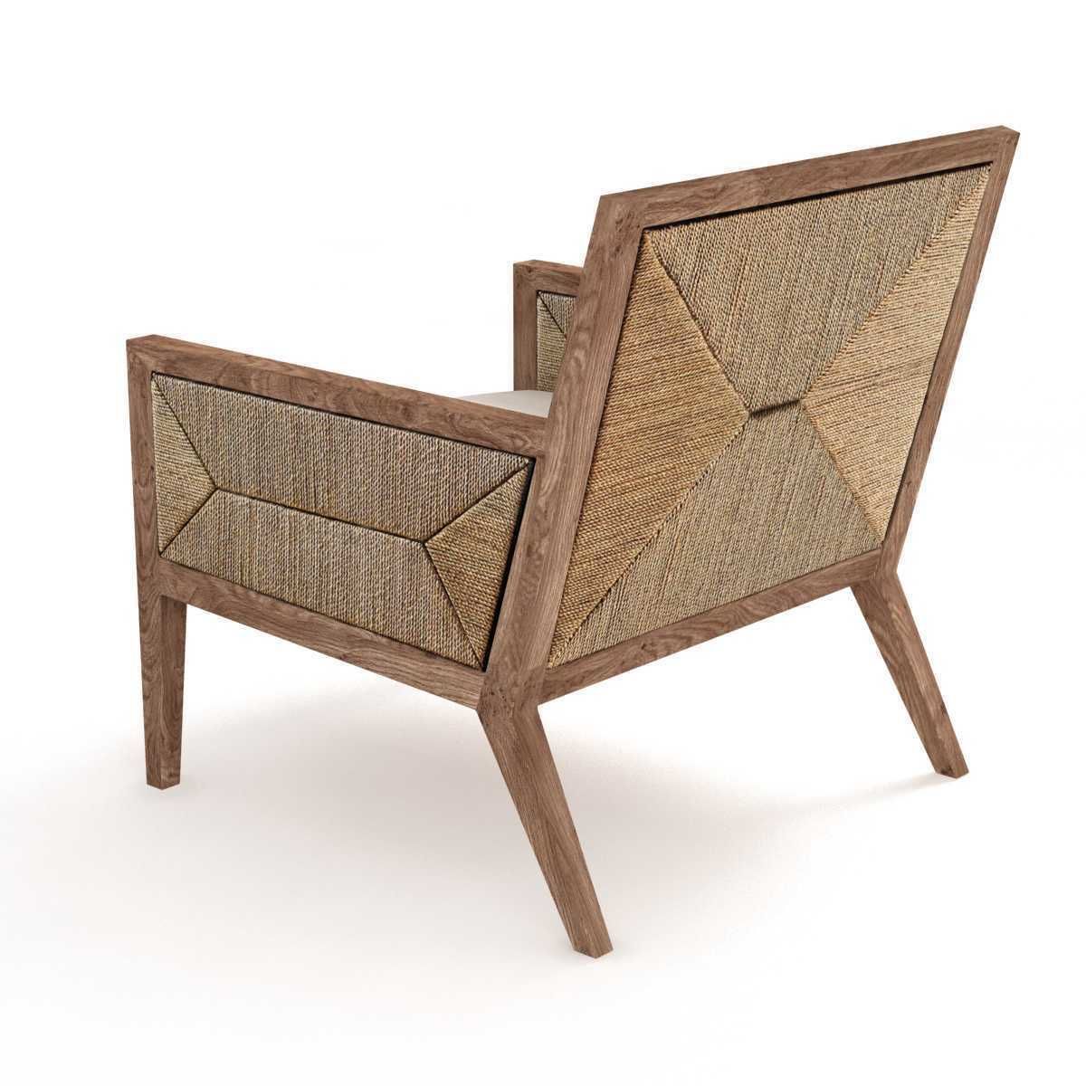 Restoration Hardware Milos Chair 3D model_4