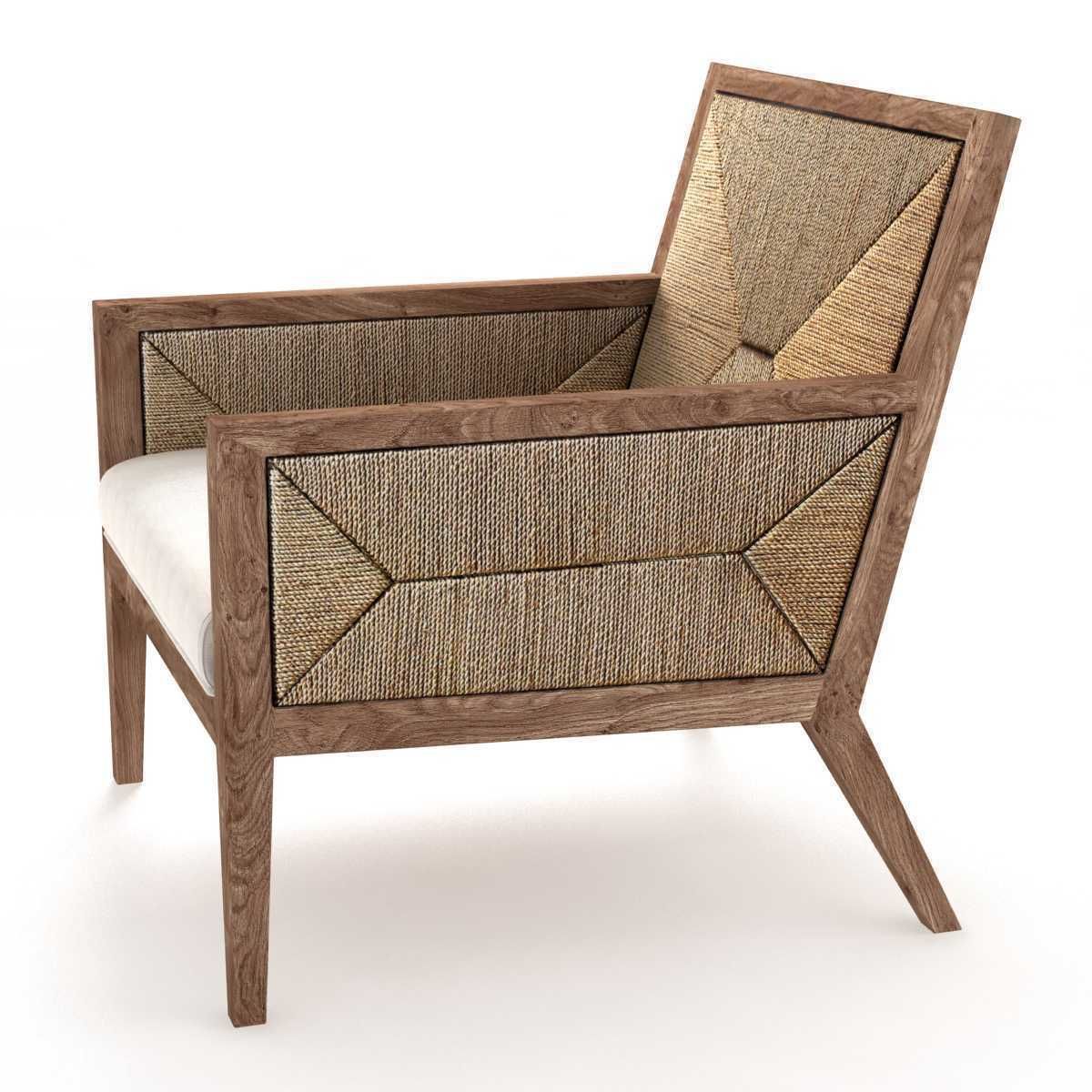 Restoration Hardware Milos Chair 3D model_3