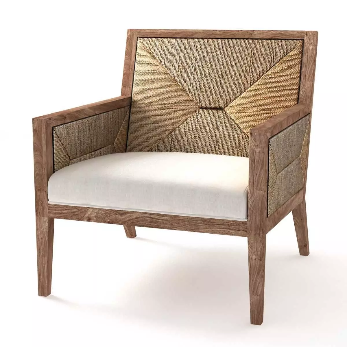 Restoration Hardware Milos Chair 3D model_0
