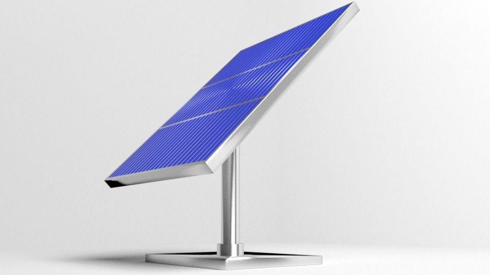 Solar Panel 4 3D model_3