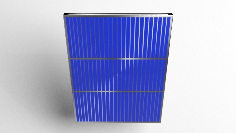 Solar Panel 4 3D model_2