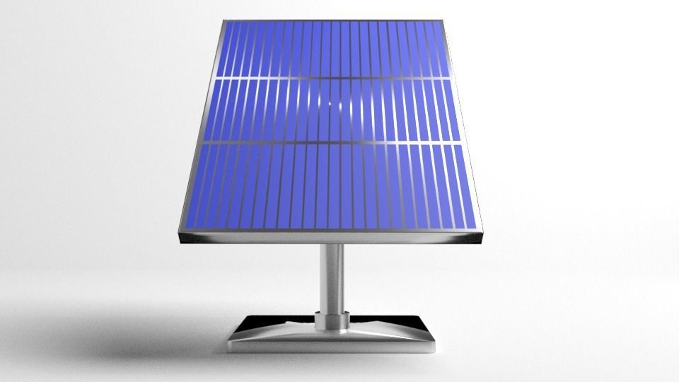 Solar Panel 4 3D model_1