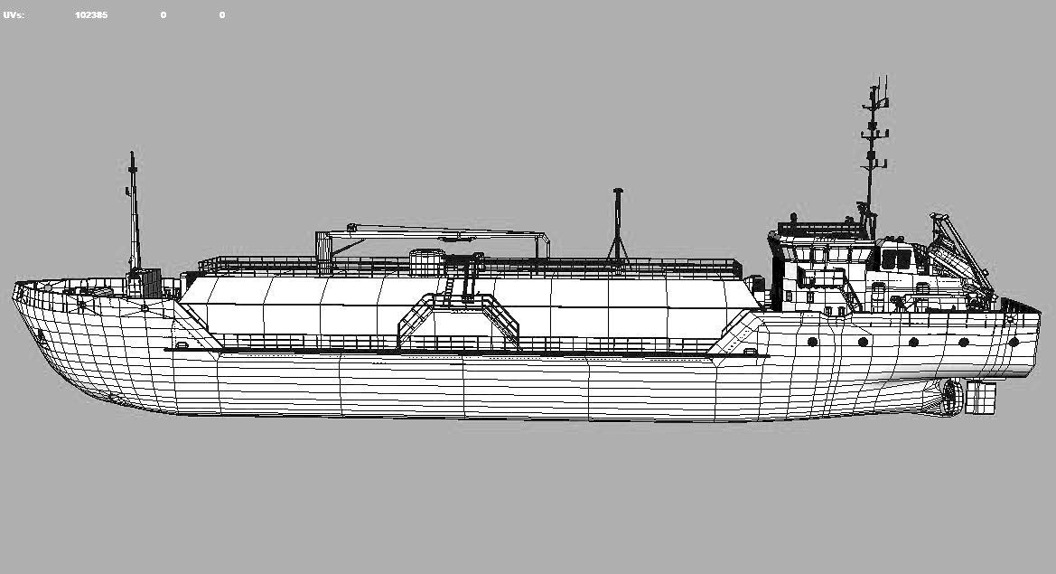 collection Ships tanker boat 3D model_19