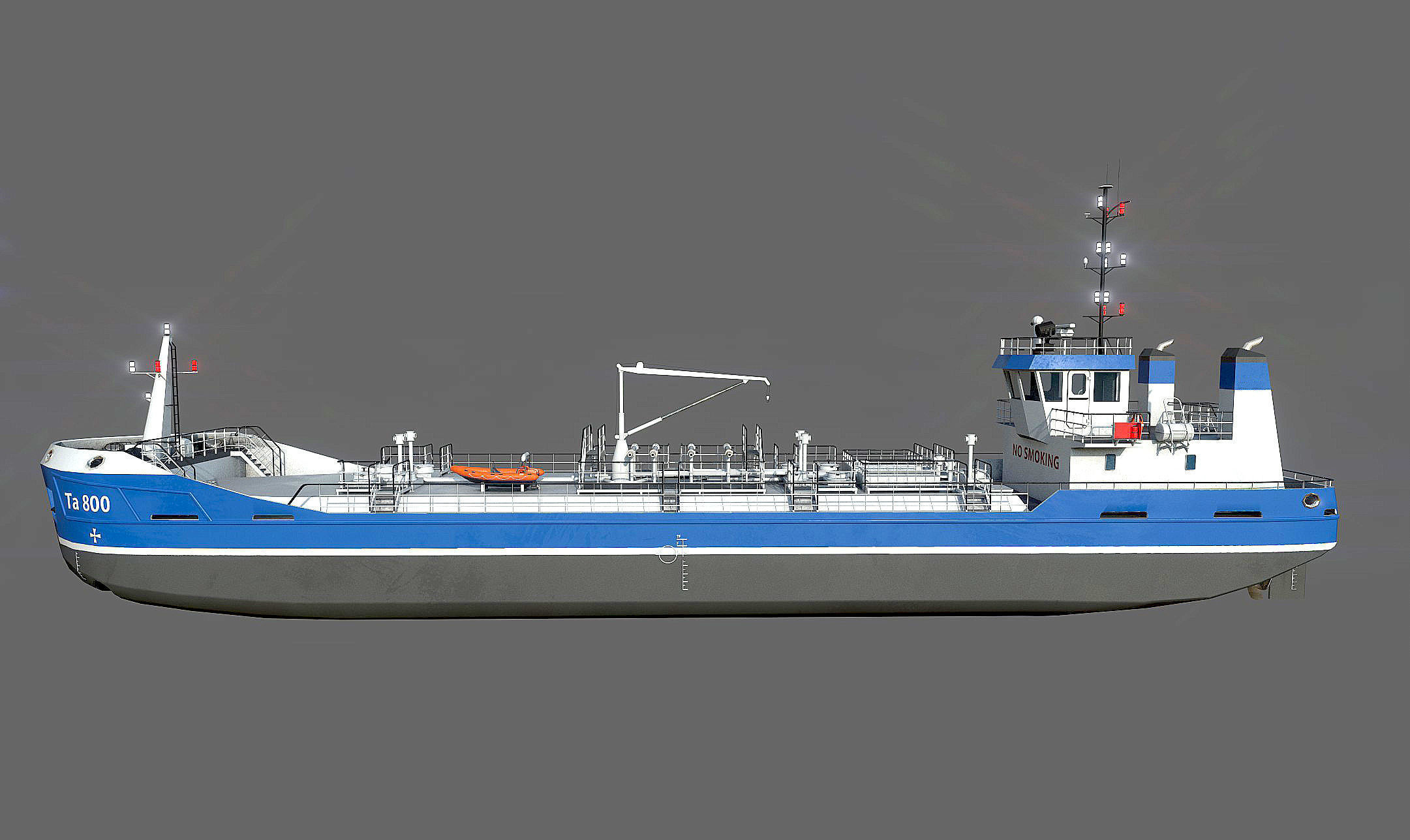 collection Ships tanker boat 3D model_3