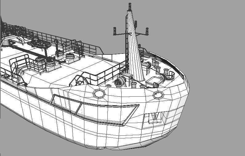 collection Ships tanker boat 3D model_21