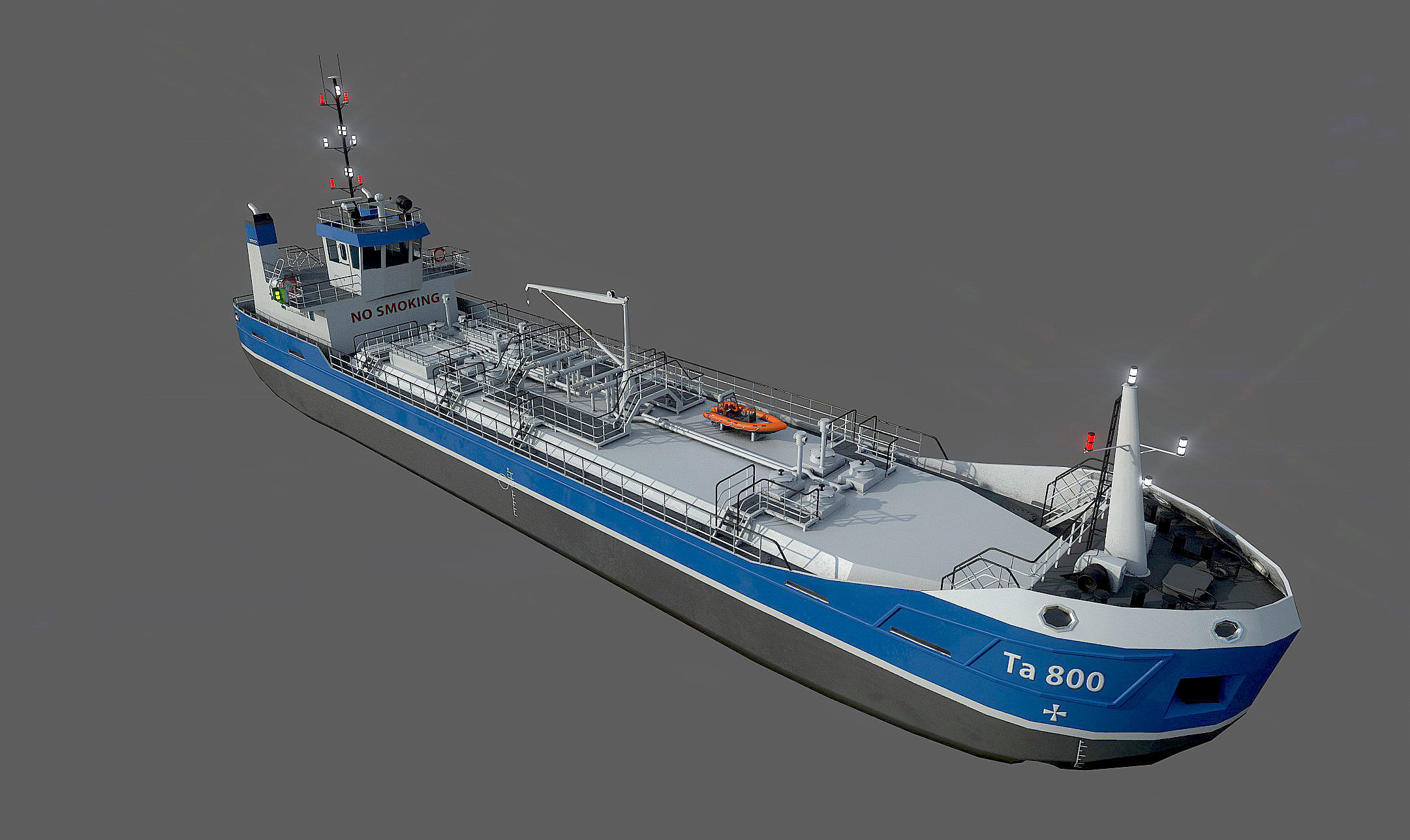 collection Ships tanker boat 3D model_7