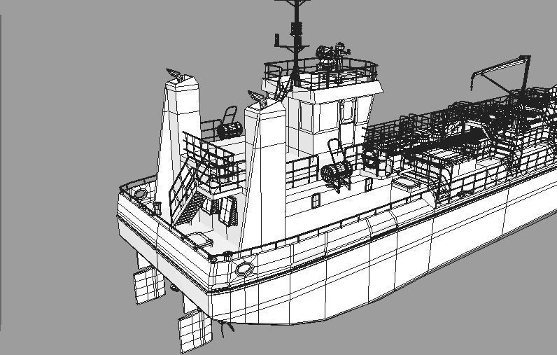 collection Ships tanker boat 3D model_20