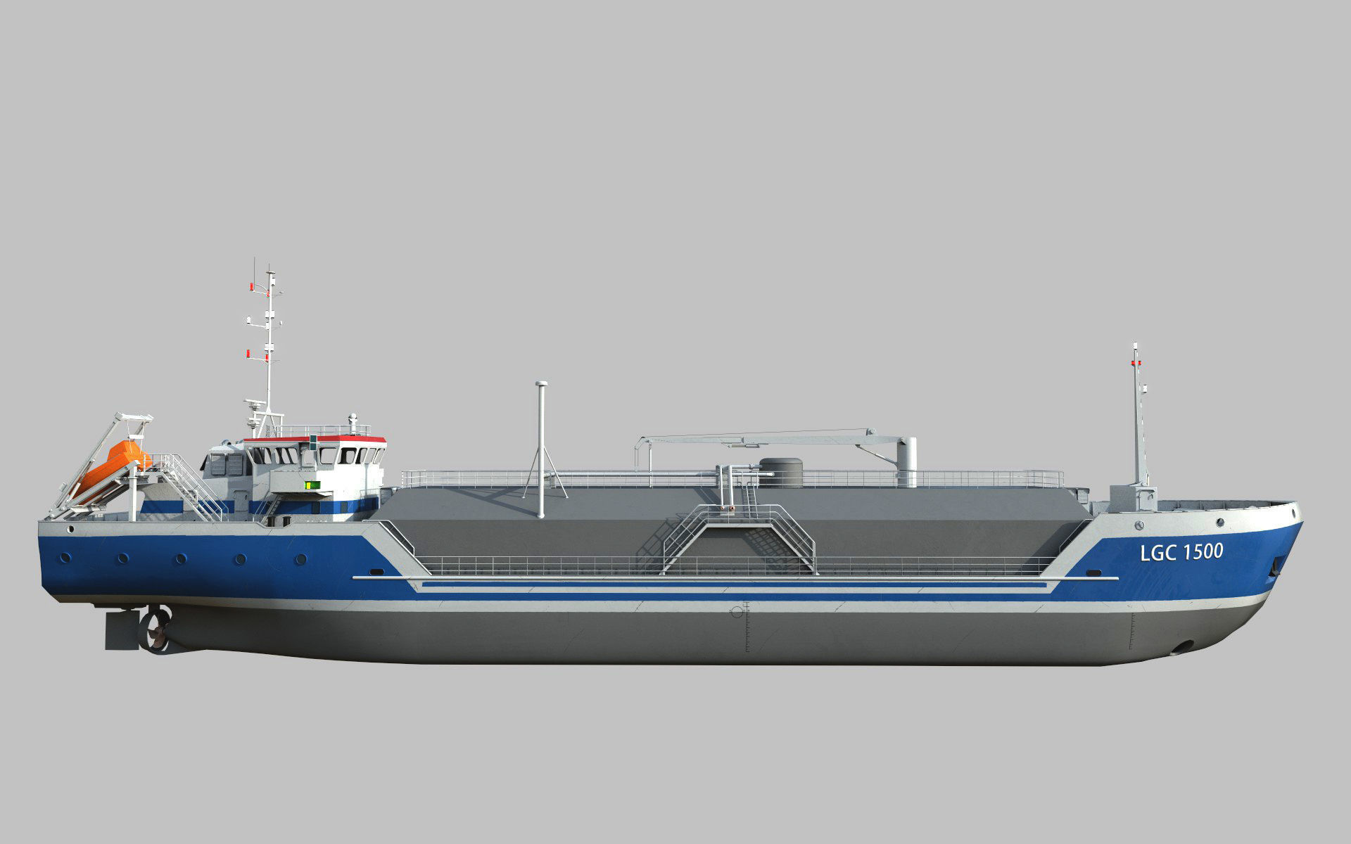 collection Ships tanker boat 3D model_2