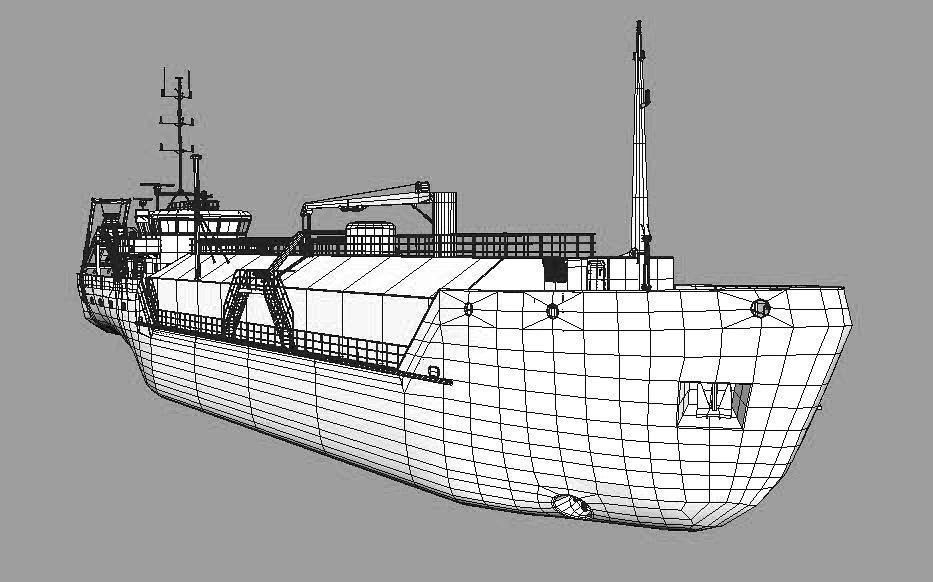 collection Ships tanker boat 3D model_17