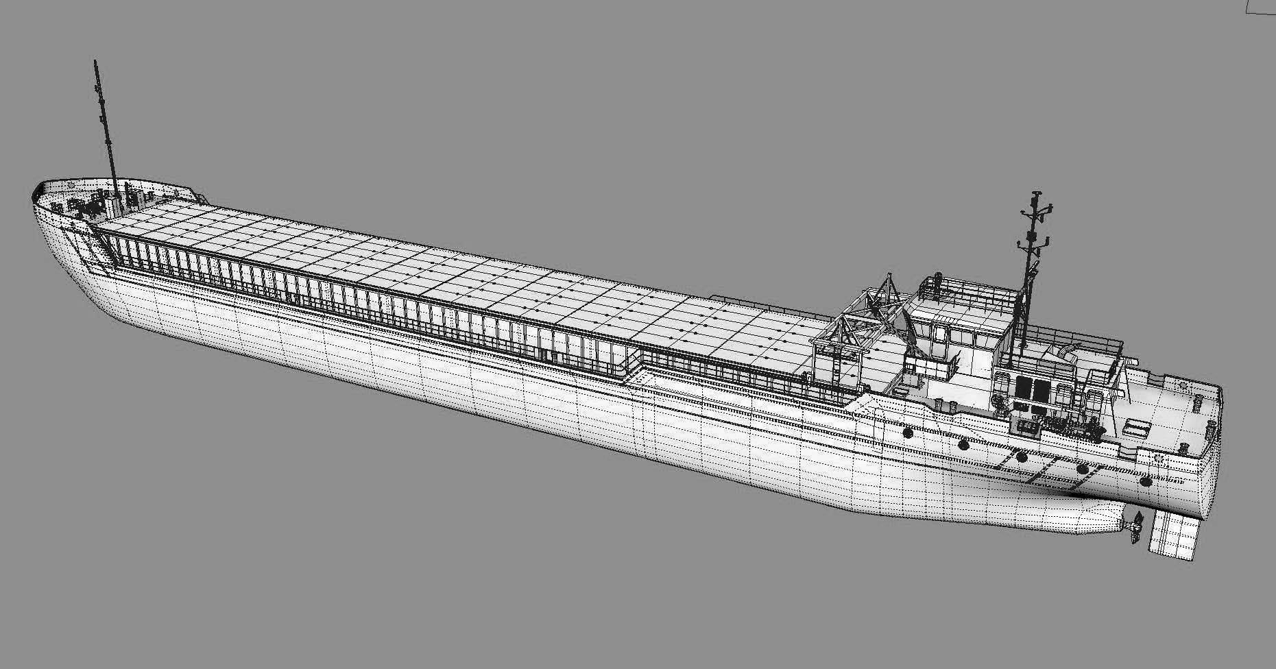 collection Ships tanker boat 3D model_11