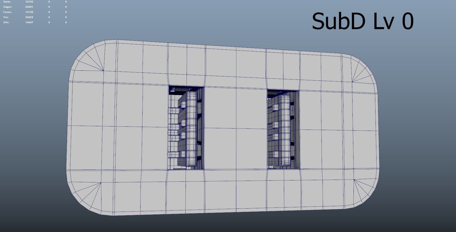 USB Power Adapter 2 Slot 3D model_3