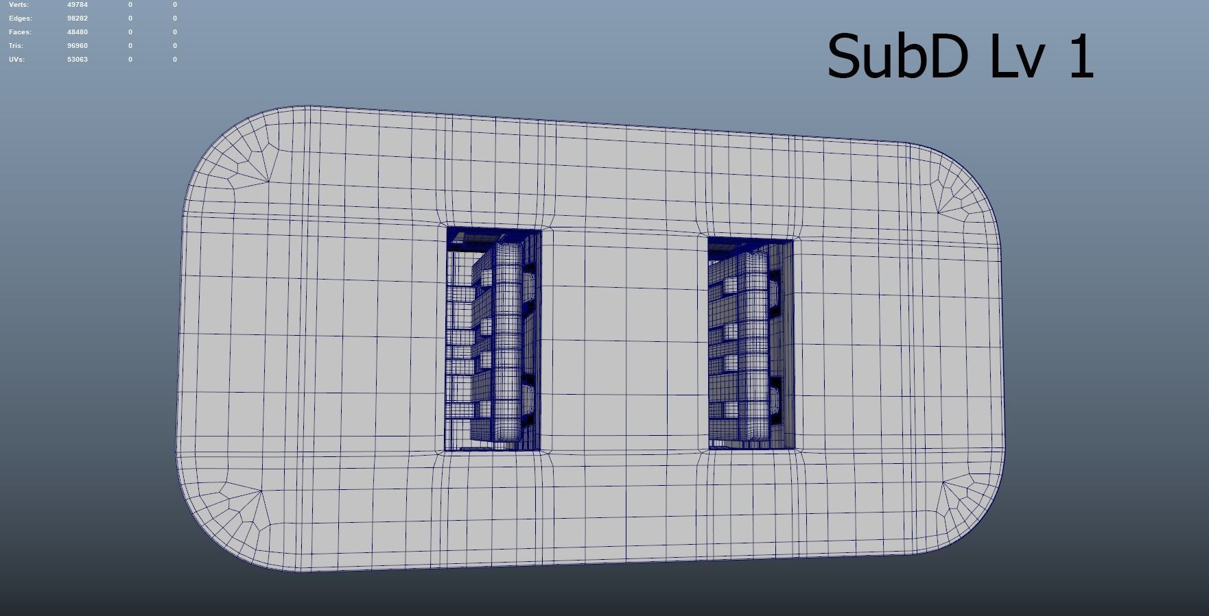 USB Power Adapter 2 Slot 3D model_4