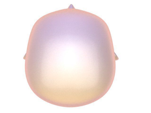 Anime Head Base Mesh Free 3D model_8