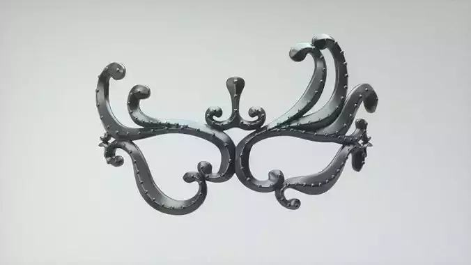 Carnival Mask - Tentacles 3D print model