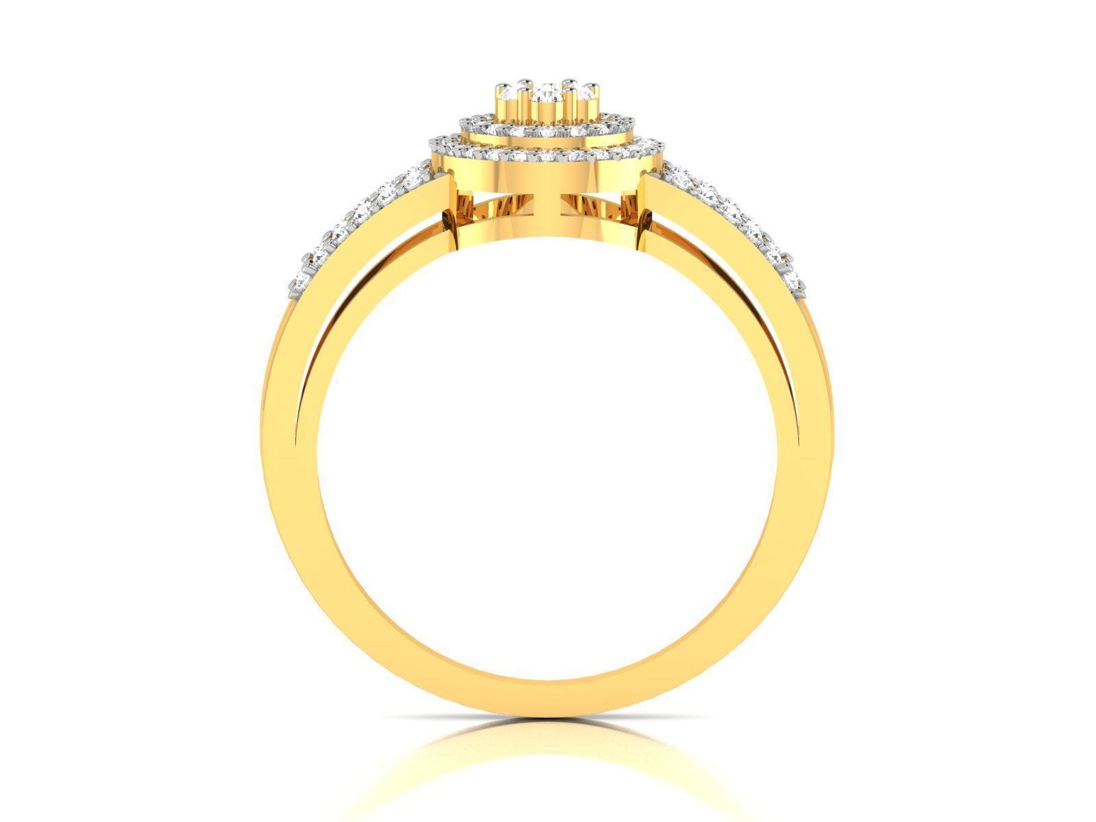 Women Band Ring 3dm render detail 3D print model_6