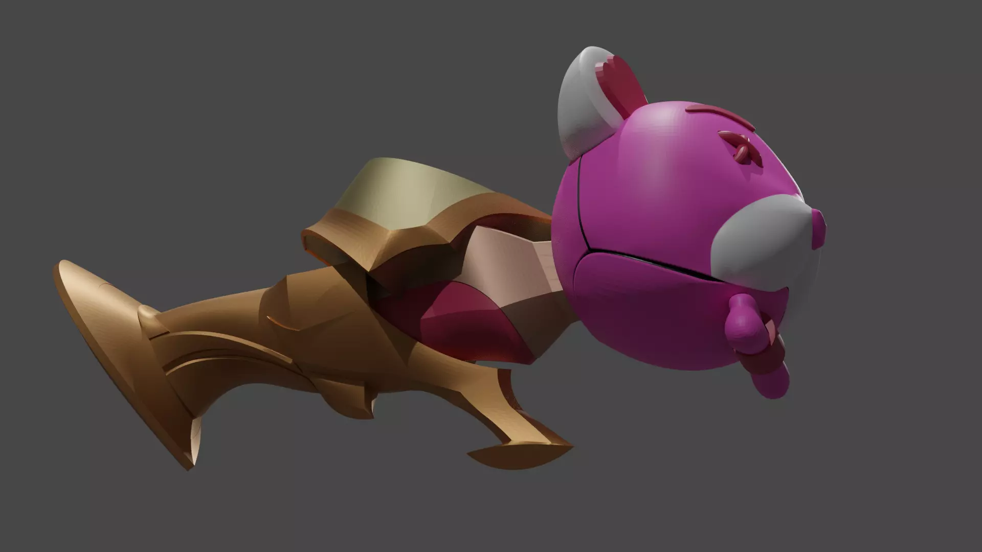 heartseeker jinx fishbones gun  League of Legends  for printing 3D print model_0