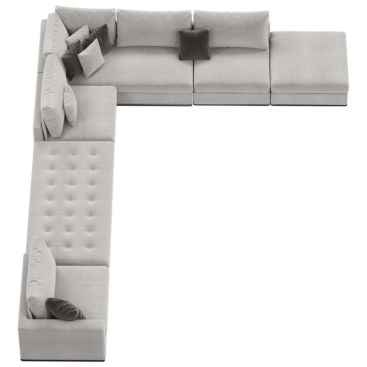 Giulio Marelli Oliver sofa 3D model_1
