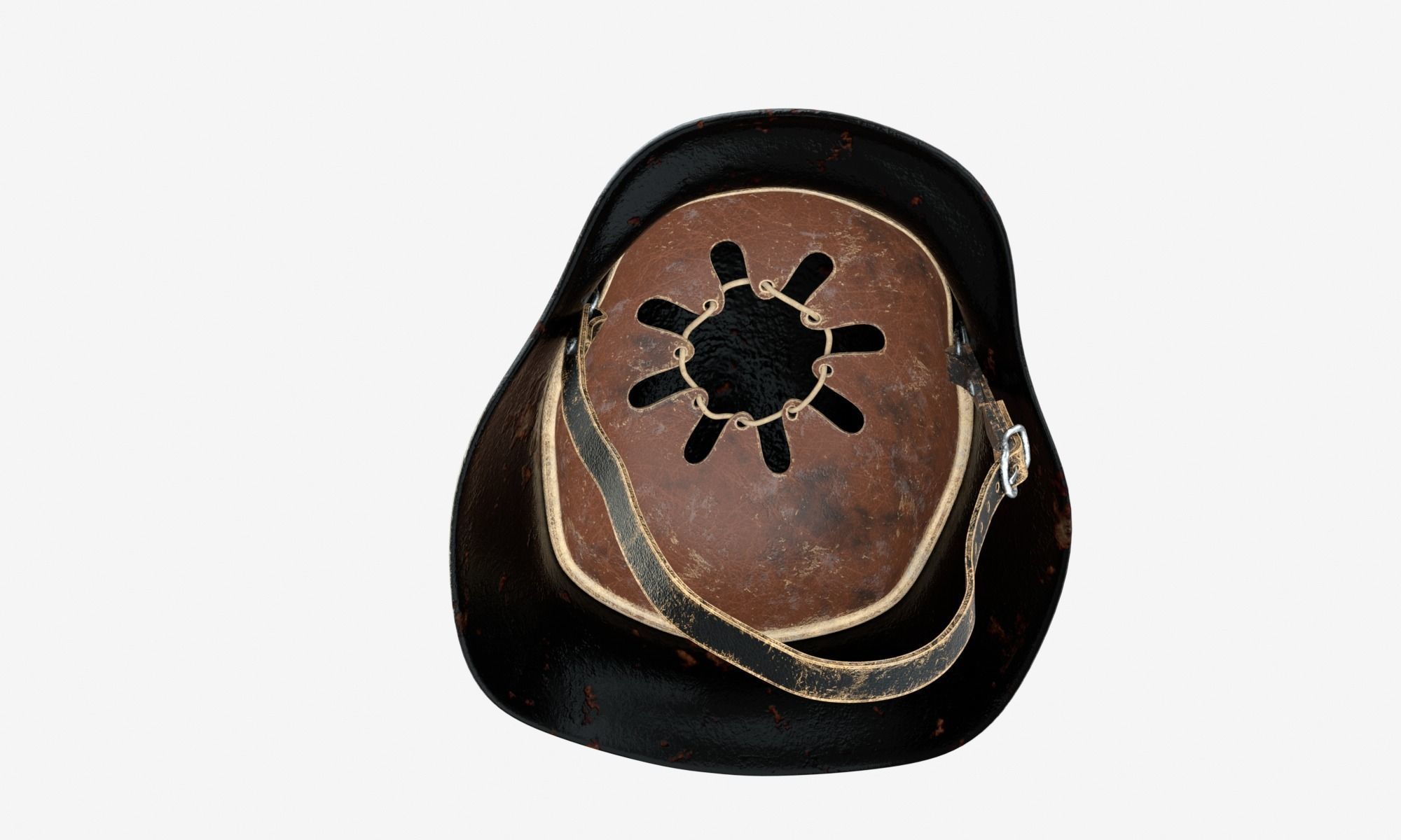 German Wehrmacht Helmet - WWII 3D model_3