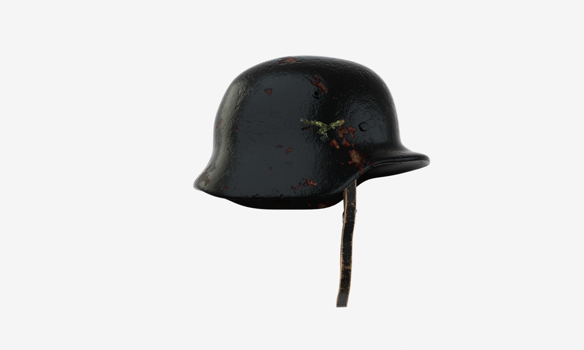 German Wehrmacht Helmet - WWII 3D model_2