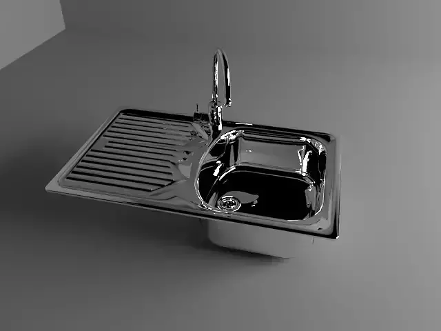 A Stainless Steel Sink